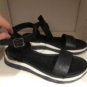 Sporty Leather Sandals